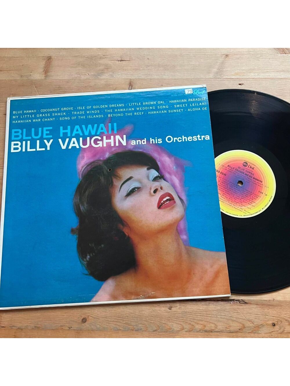 Billy Vaughn - Blue Hawaii 33rpm VG+ VR15